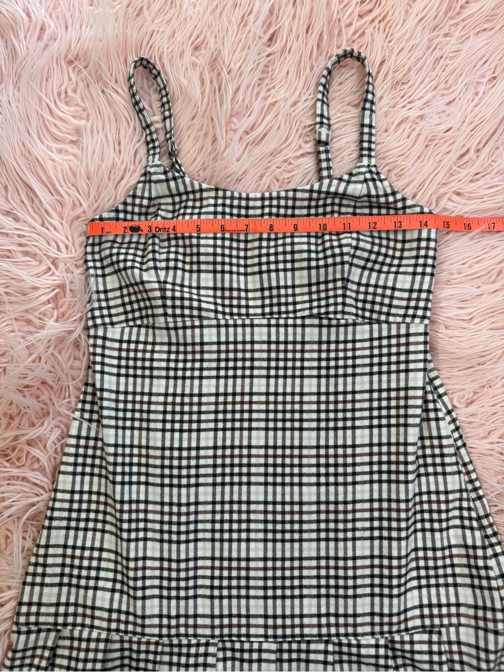 Hollister sleeveless plaid mini dress - Picture 2 of 10